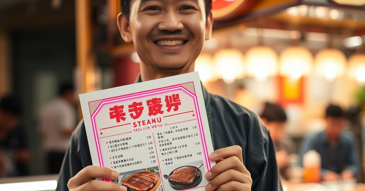 ChatGPT Images 2.0 實測：30 秒生出夜市牛排菜單，錯字率 0%