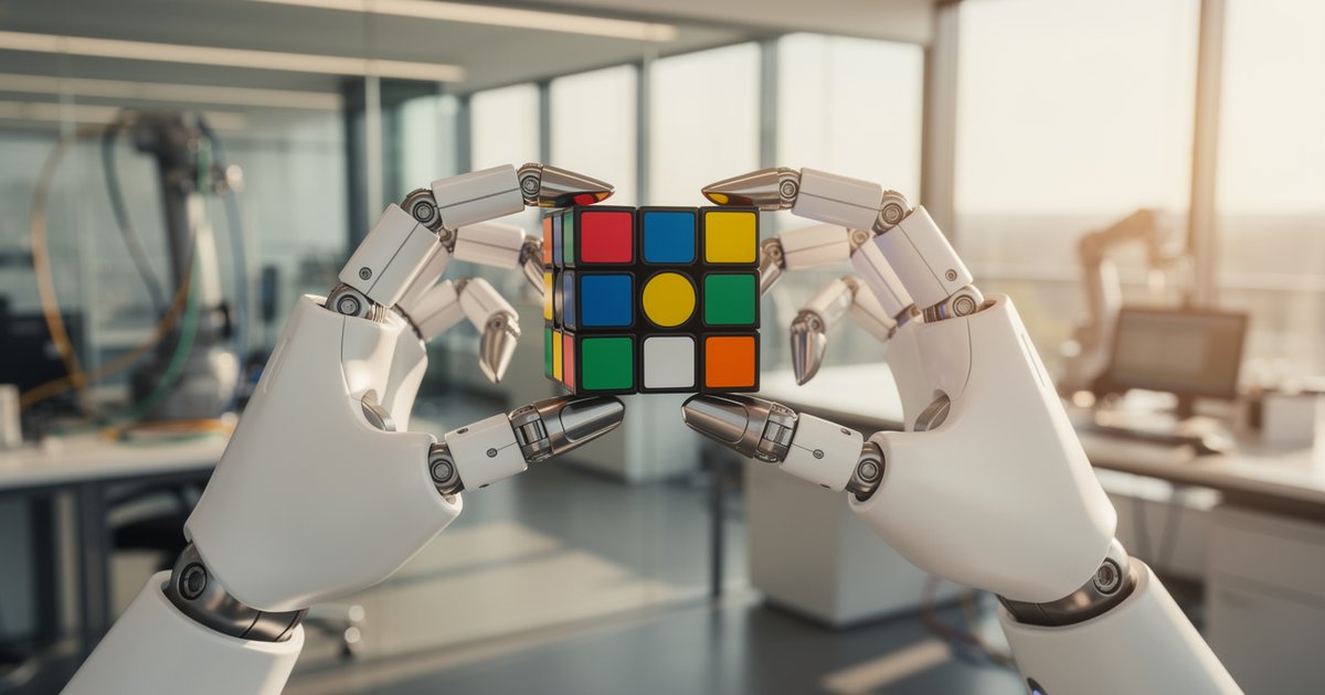 Genesis AI 機器人自帶手指 3 秒解魔術方塊，台廠供應鏈新商機