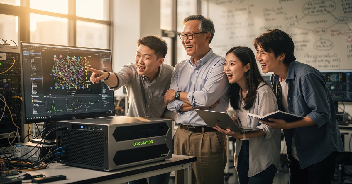 NVIDIA DGX Station 748GB 桌機：1 兆參數 AI 直接跑在台北辦公室