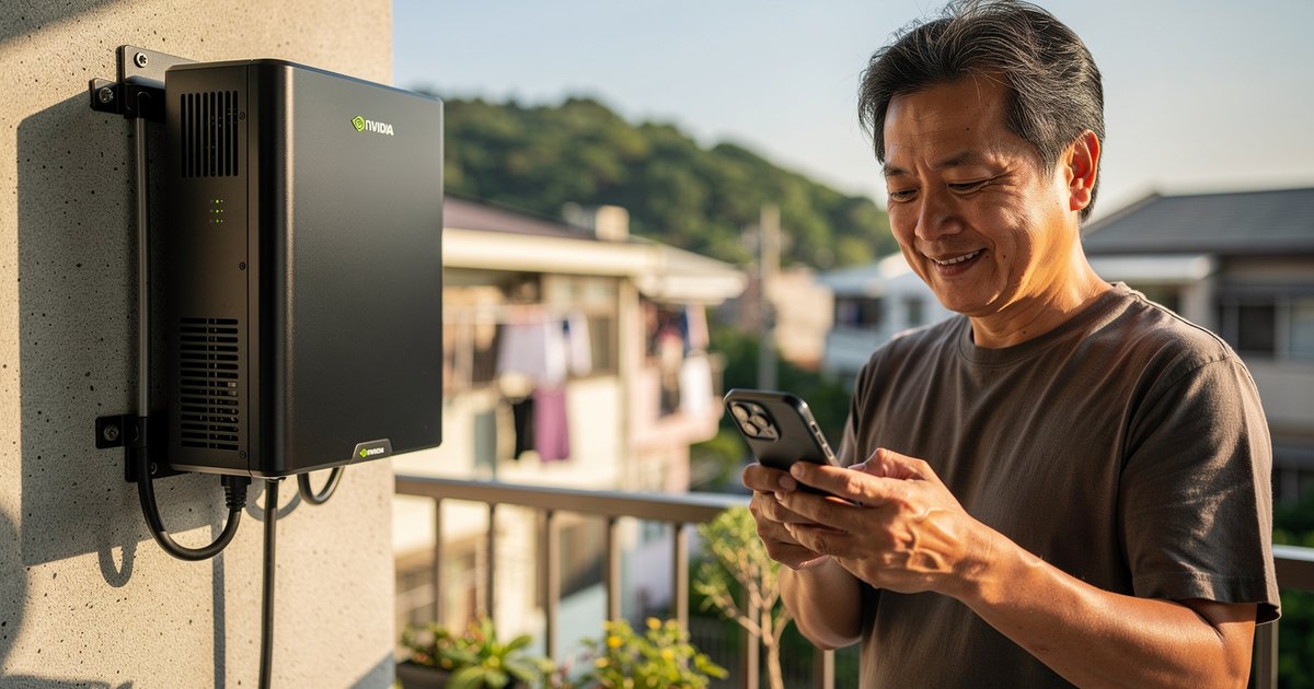 Nvidia 把 AI 資料中心掛你家牆壁：用剩電挖 AI 還能月領 1,500 台幣