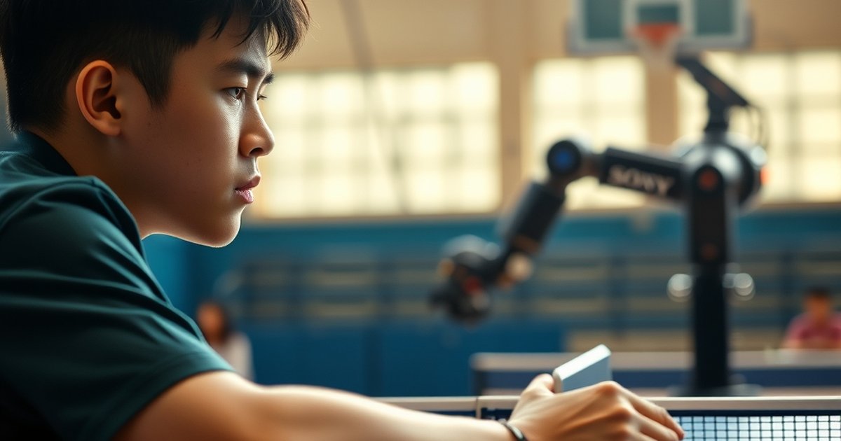 Sony AI 桌球機器人 0.1 秒看穿旋轉，業餘仔連輸 7 分