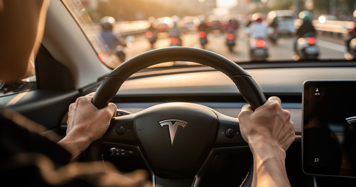 Tesla FSD 累積 100 億英里：台灣人別急著放手，罰單比充電貴