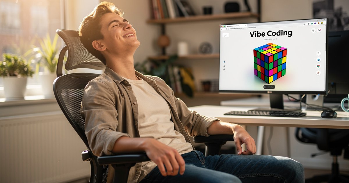 Claude 3 分鐘寫出 3D 魔術方塊：Vibe Coding 實測 4 款 AI 誰最強